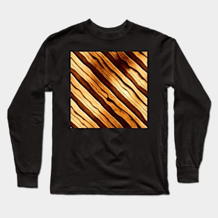 Wood pattern, model 8 Long Sleeve T-Shirt